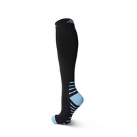 Compression Socks for Women & Men - Black & Blue Pair